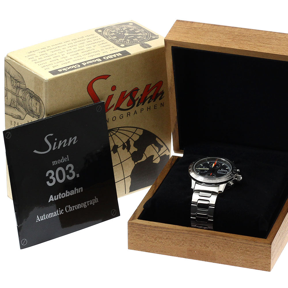 Sinn 303 Autobahn 303 Chronograph day date black Dial Automatic Men's Watch_920466