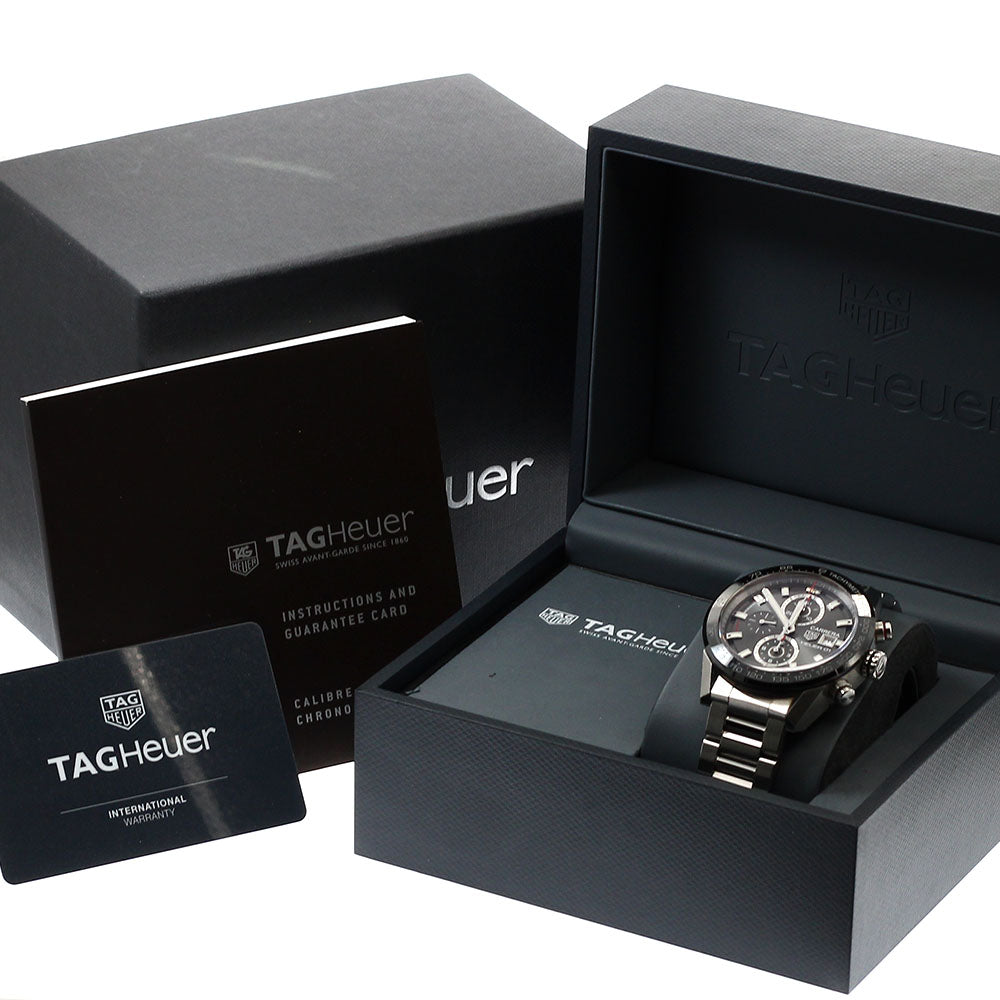 TAG HEUER Carrera Caliber 01 CAR201W Chronograph gray Dial AT Men's Watch_920472