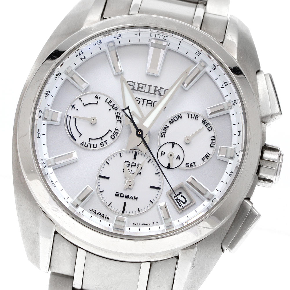 SEIKO Astron SBXC063/5X53-0AV0 GPS Solar Powered Radio Men's Watch_920485