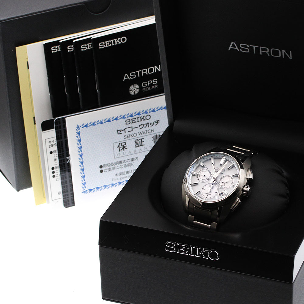 SEIKO Astron SBXC063/5X53-0AV0 GPS Solar Powered Radio Men's Watch_920485