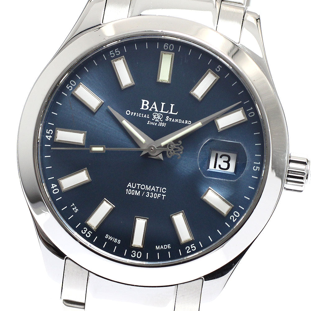 BALLWATCH Engineer II Marvelite NM2026C-S10J-BE Navy Dial AT Men's Watch_920486