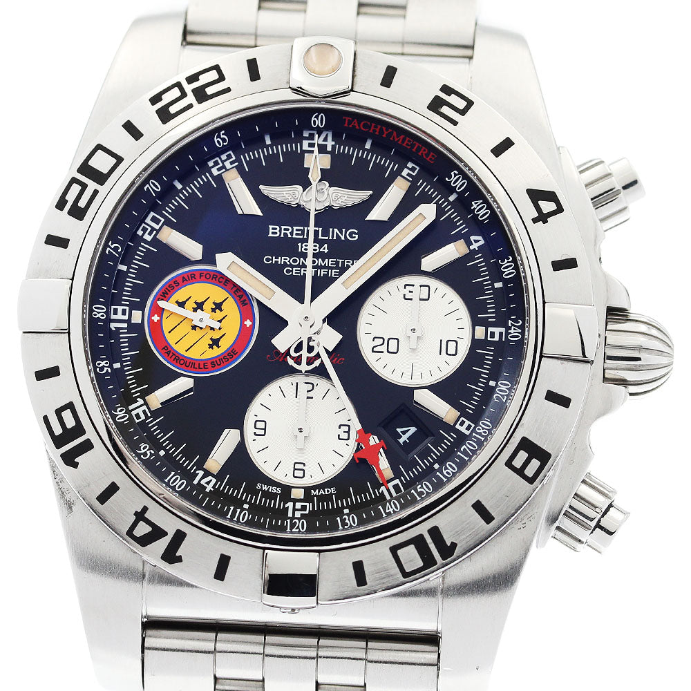 BREITLING Chronomat 44 GMT Patrouille Swiss AB0420 Automatic Men's Watch_920519