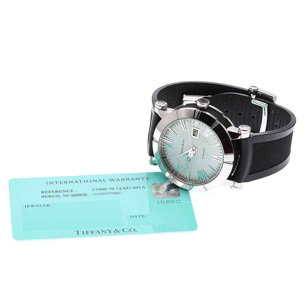TIFFANY&Co. Atlasgent Z1000.70.12A21A91A Date Silver Dial Automatic Men's_920582