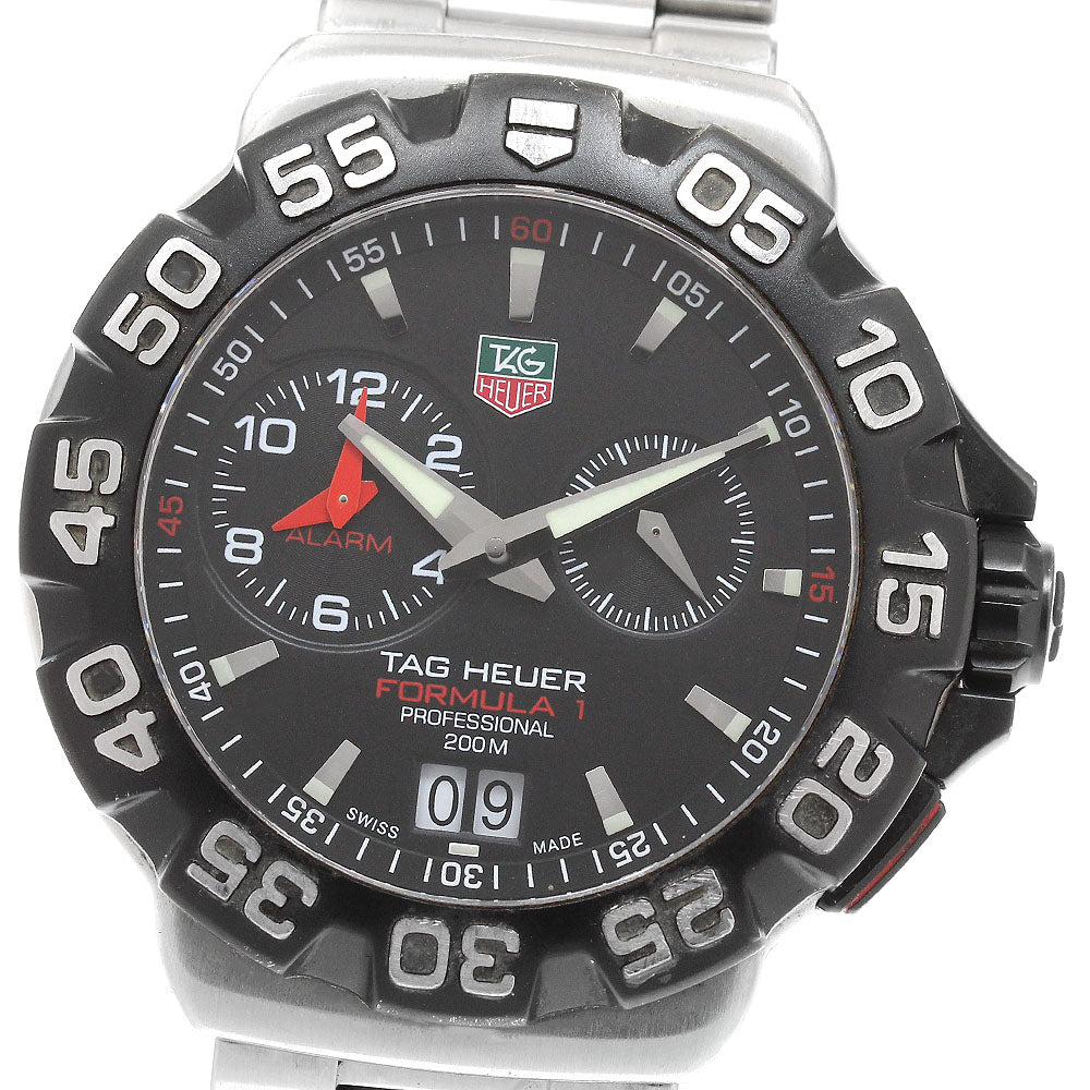 TAG HEUER Formula 1 WAH111A alarm black Dial Quartz Men's Watch_920585