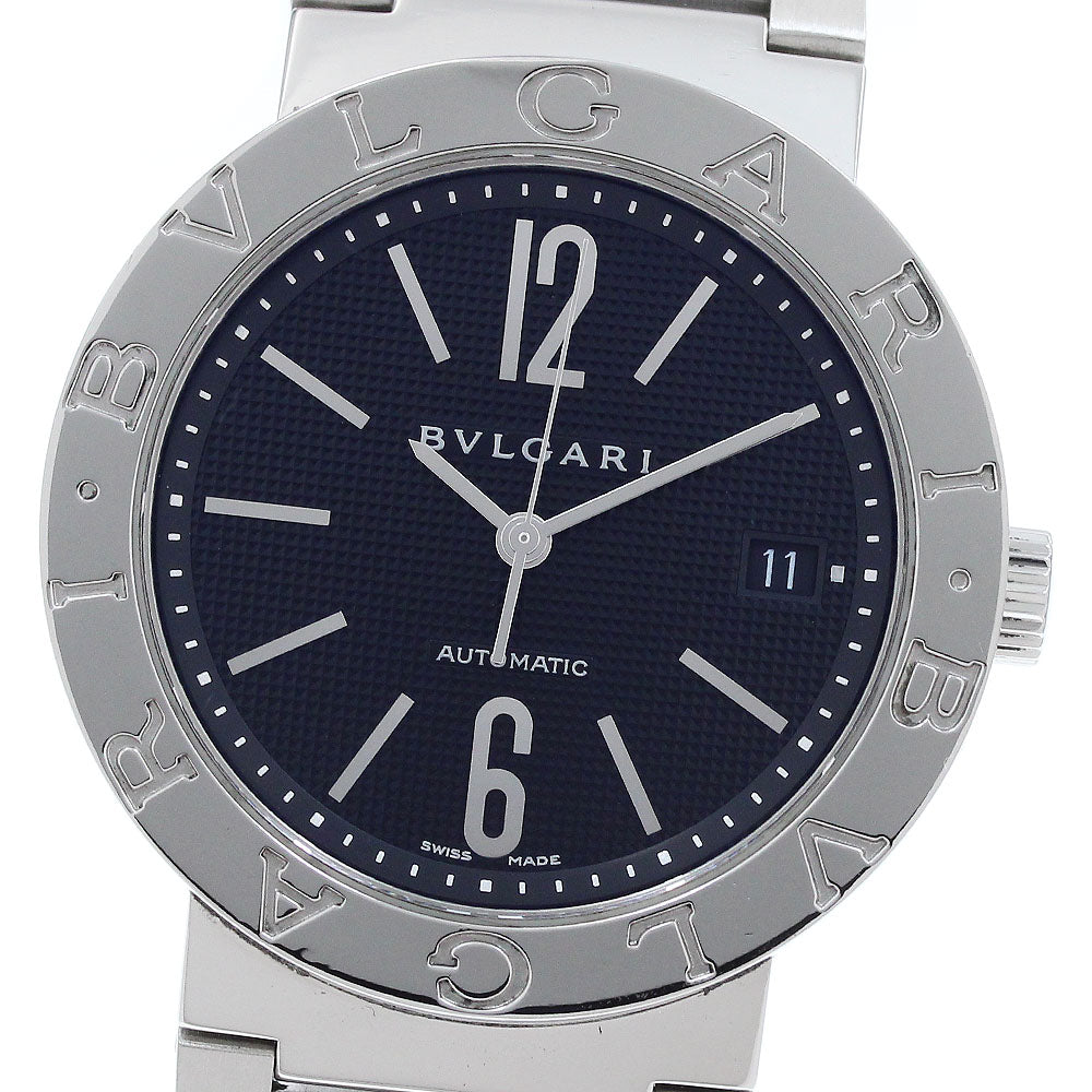 BVLGARI BVLGARIBVLGARI BB38SSAUTO Date black Dial Automatic Men's Watch_920586