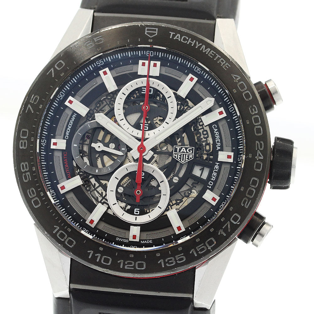 TAG HEUER Carrera Caliber Heuer 01 CAR2A1Z.FT6044 Chronograph AT Men's_920590