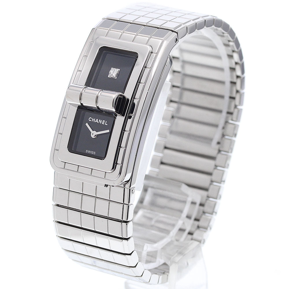 CHANEL Code Coco H5144 1P diamond Black Dial Quartz Ladies Watch_920620