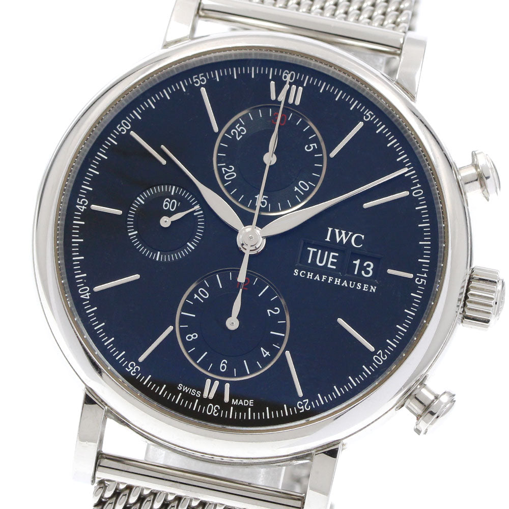 IWC SCHAFFHAUSEN Portofino Chronograph IW391030 Day date Automatic Men's_920630