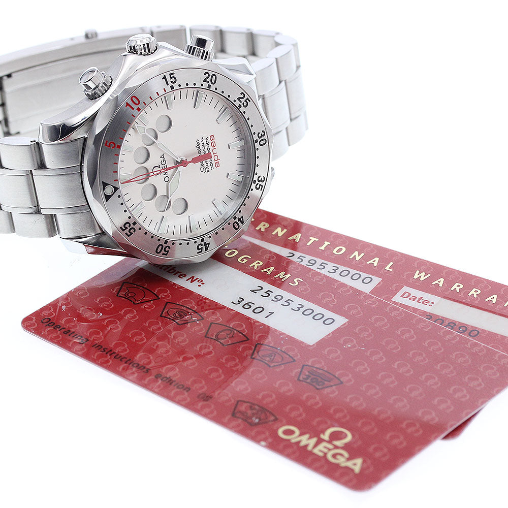 OMEGA Seamaster300 Apnea Jacques Mayol 2595.30 Chronograph AT Men's Watch_920638