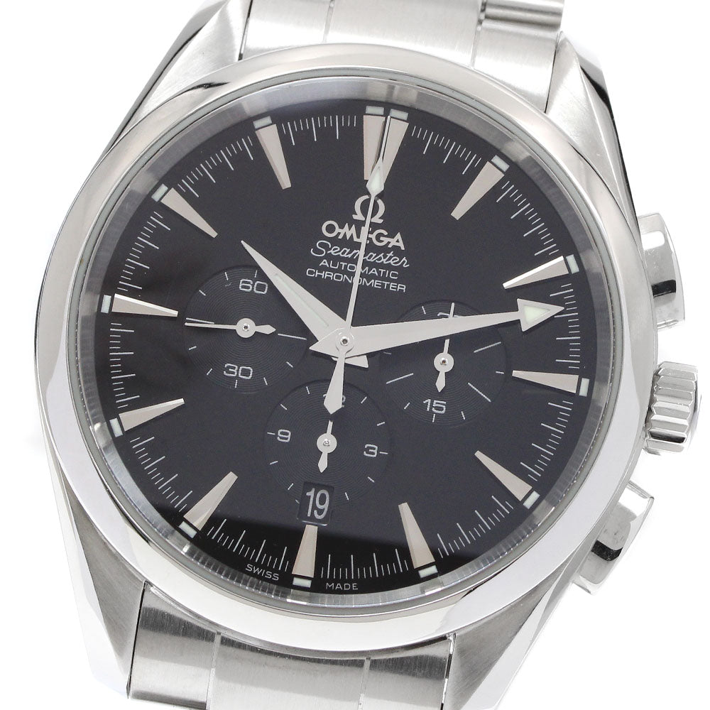 OMEGA Seamaster Aqua Terra 2512.50 Chronograph black Dial AT Men's Watch_920640