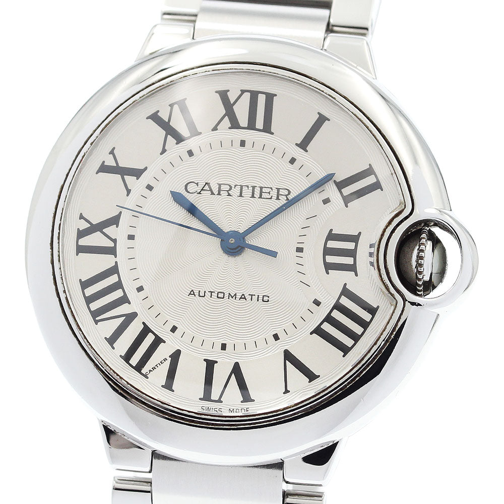 CARTIER Baron Blue MM W6920046 Silver Dial Automatic Boy's Watch_920645