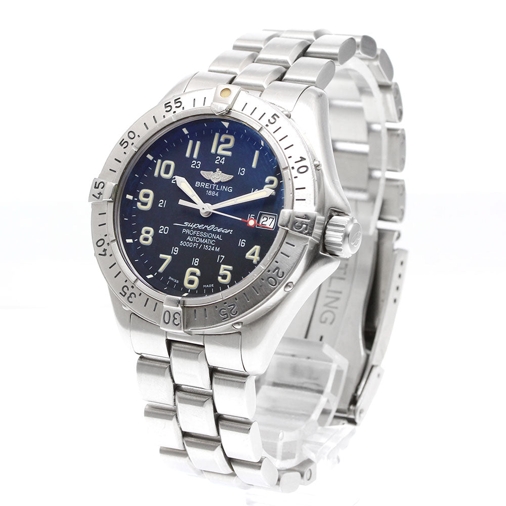 BREITLING Super Ocean A17345 Date black Dial Automatic Men's Watch_920661