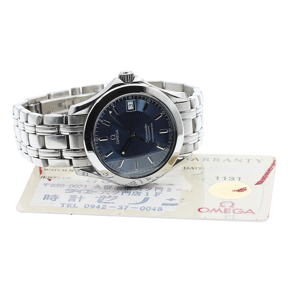 OMEGA Seamaster 120 2501.81 Date chronometer Navy Dial Automatic Men's_920691