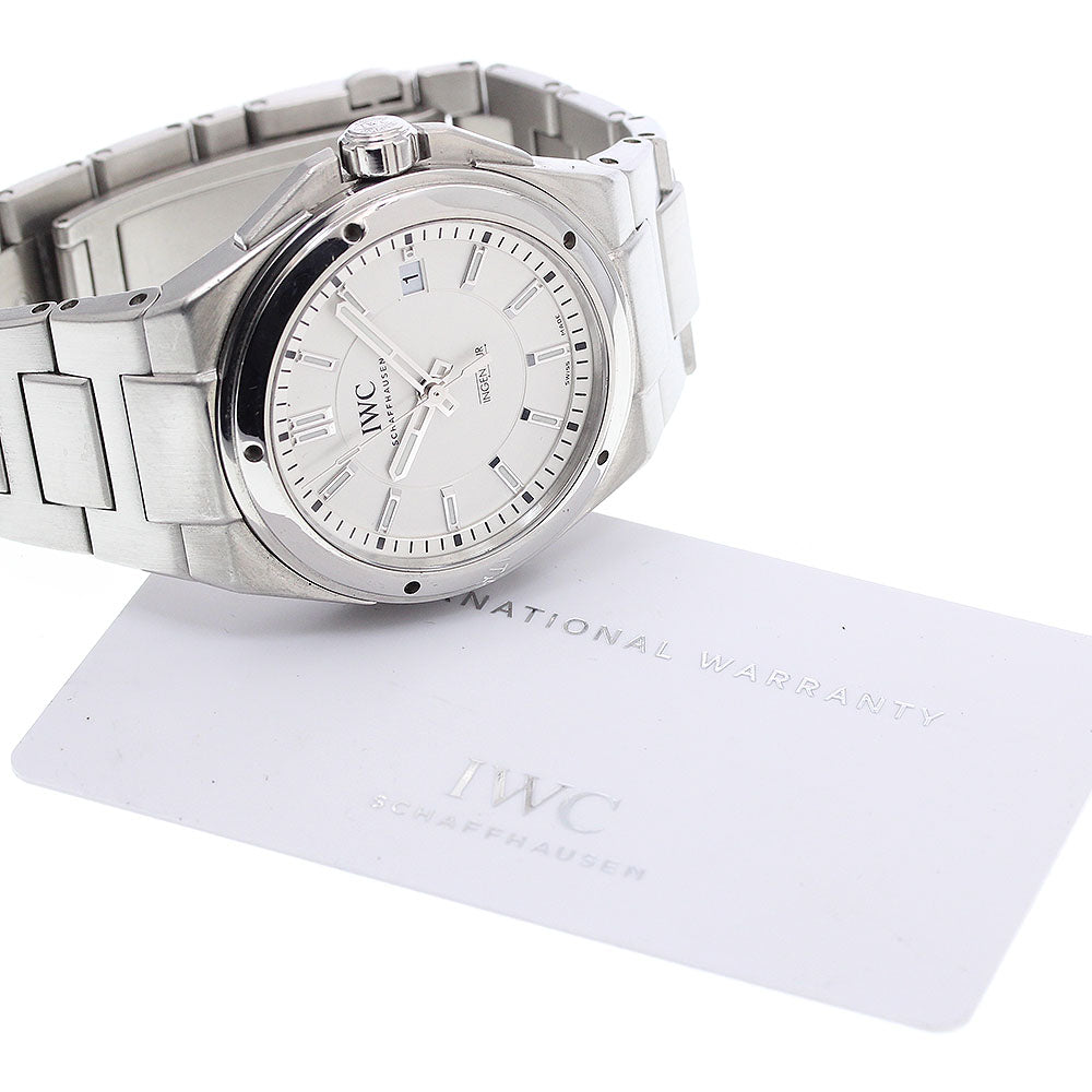 IWC SCHAFFHAUSEN Ingenieur IW323904 Date Silver Dial Automatic Men's_920741