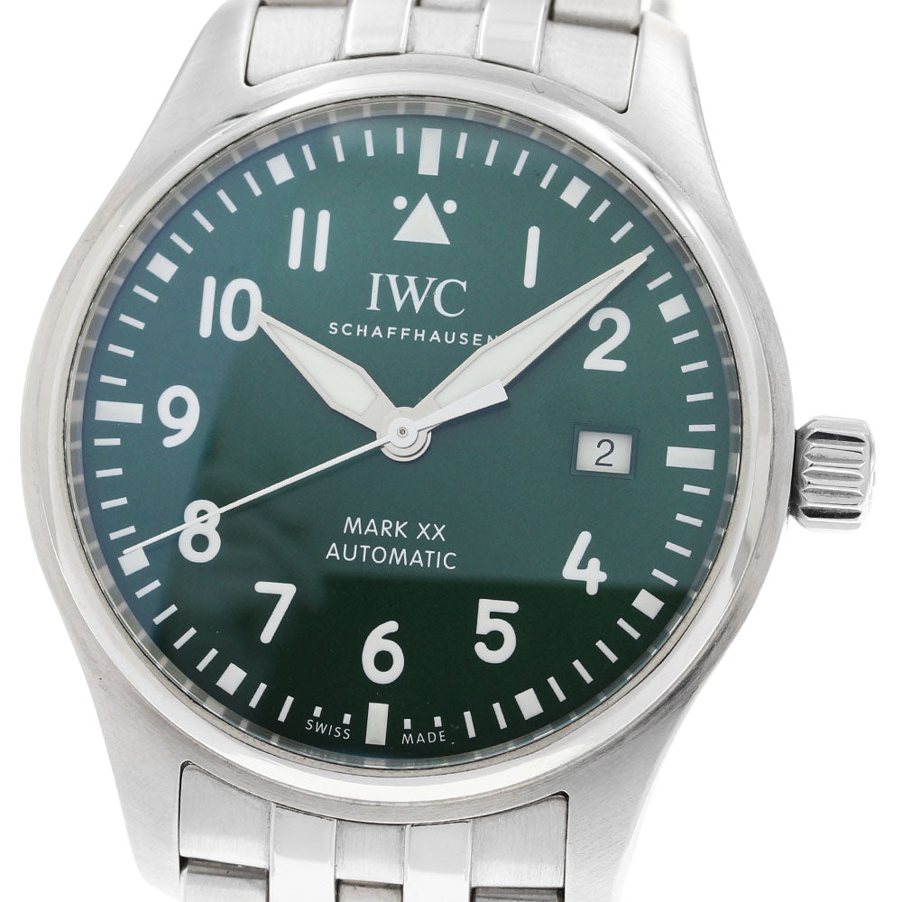 IWC SCHAFFHAUSEN Pilot's Watch Mark XX IW328206 Green dial Men's Watch_920754