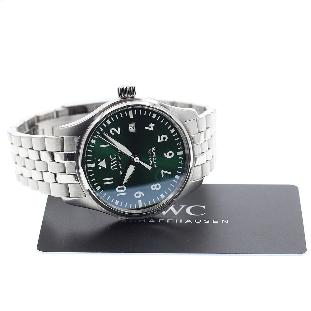 IWC SCHAFFHAUSEN Pilot's Watch Mark XX IW328206 Green dial Men's Watch_920754