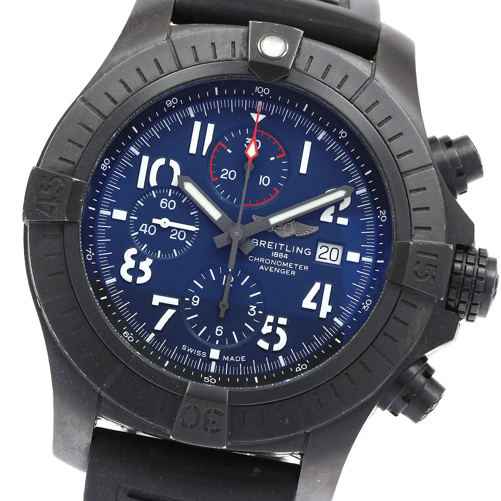 BREITLING Super Avenger 48 Night Mission V13375 Navy Dial Automatic Men's_920761