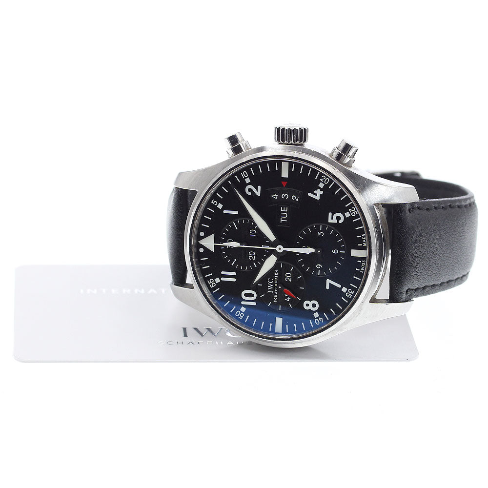IWC SCHAFFHAUSEN Pilot watch IW377701 Chronograph day date AT Men's Watch_920762