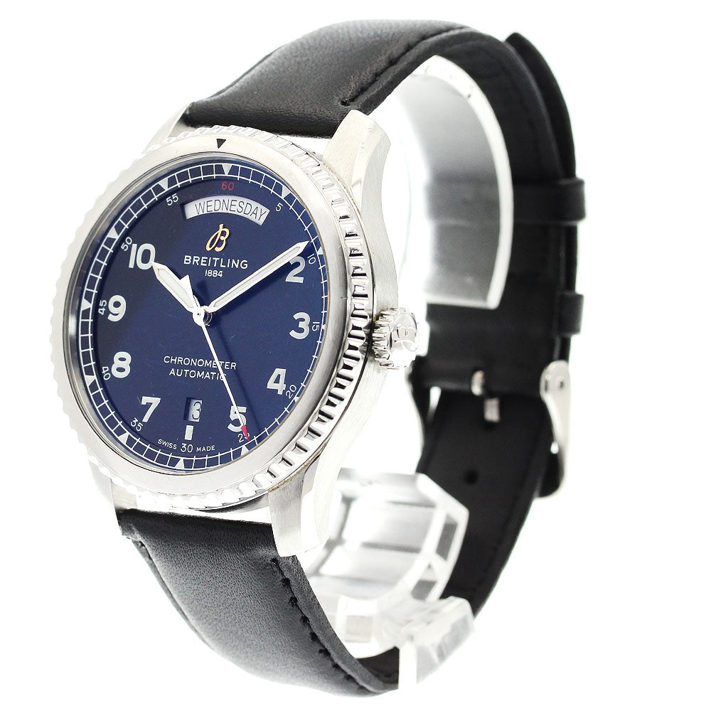 BREITLING Aviator 8 A45330 Day date black Dial Automatic Men's Watch_920767