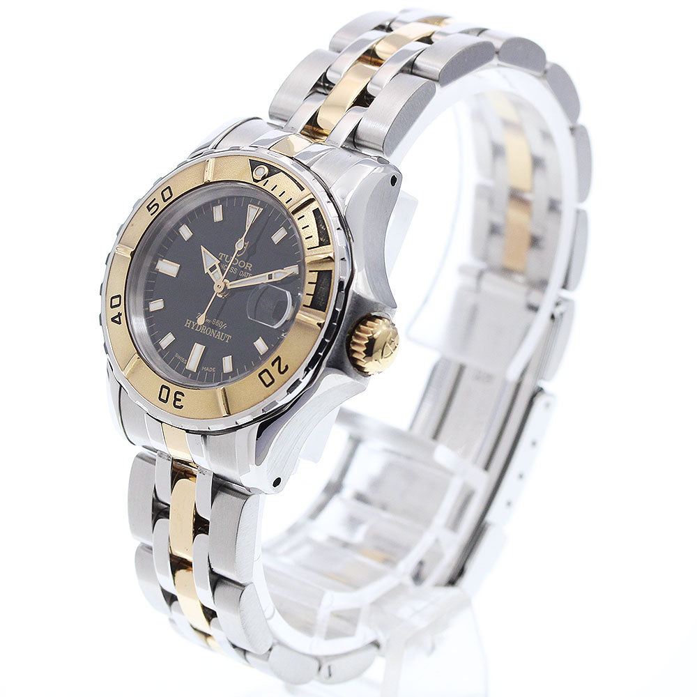 TUDOR Princess Date 99093 YG2 tone black Dial Automatic Ladies Watch_920768