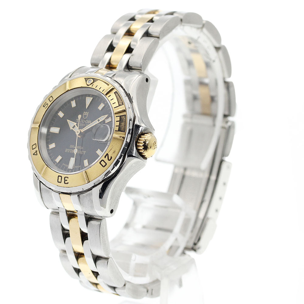 TUDOR Princess Date 99093P YG2 tone black Dial Automatic Ladies Watch_920772