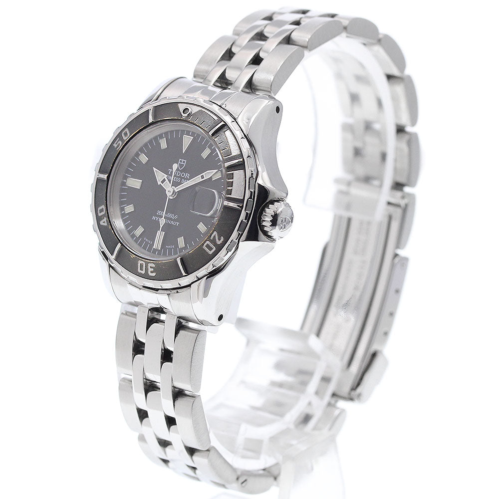 TUDOR Princess Date Hydro Note 99090 Date black Dial Automatic Ladies_920776