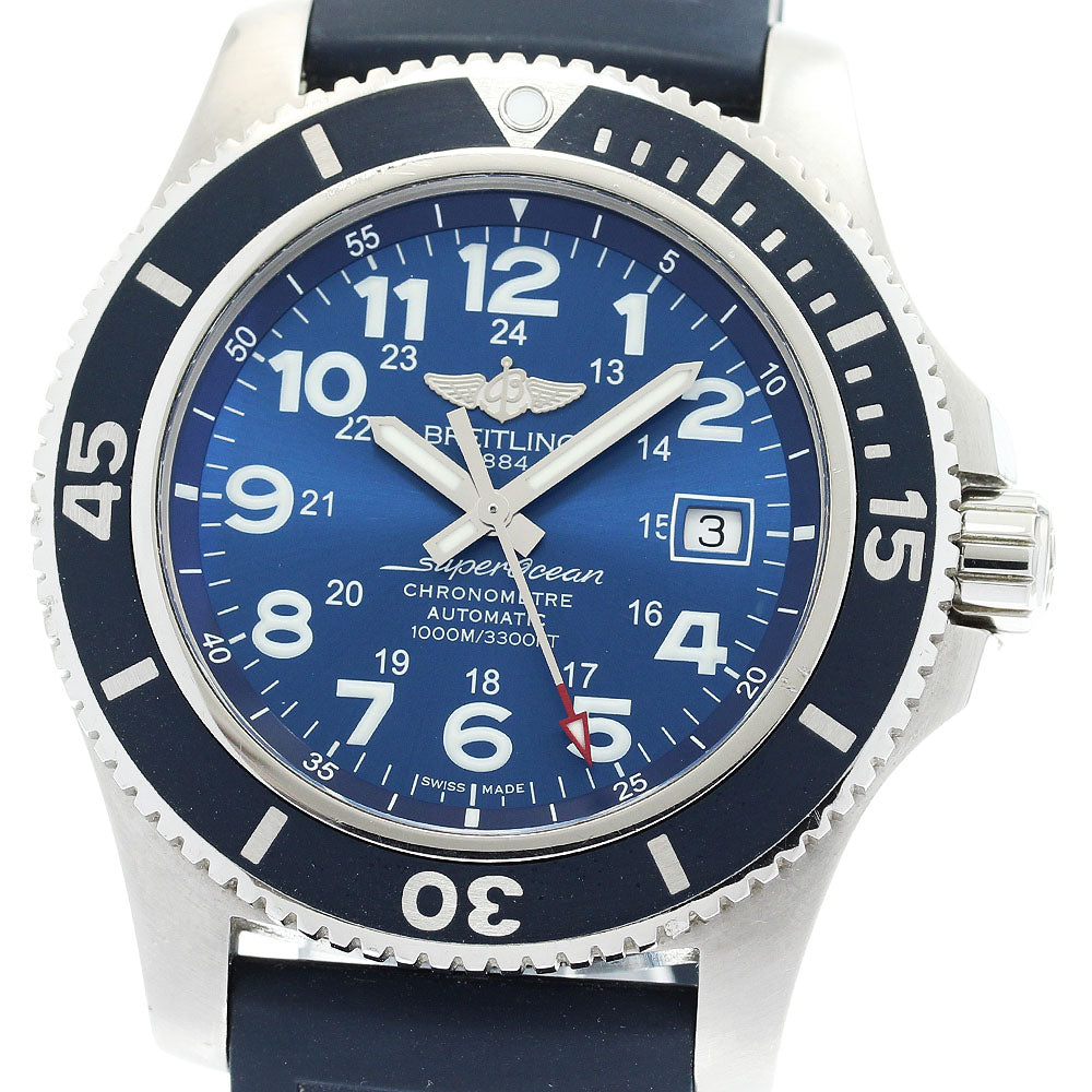 BREITLING Super Ocean II 44 A17392 Date blue Dial Automatic Men's Watch_920777