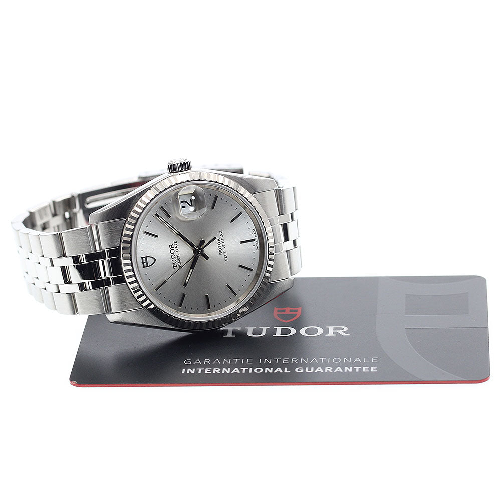 TUDOR Prince Date 74034 WG bezel Silver Dial Automatic Men's Watch_920799