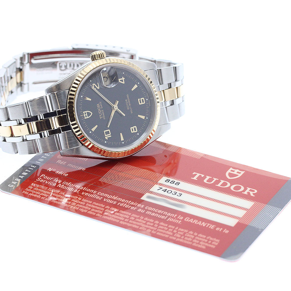 TUDOR Prince Date 74033 black Dial Automatic Men's Watch_920811