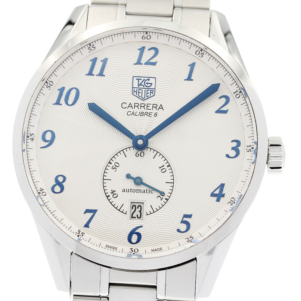 TAG HEUER Carrera Heritage Caliber 6 WAS2111 Silver Dial Automatic Men's_920813