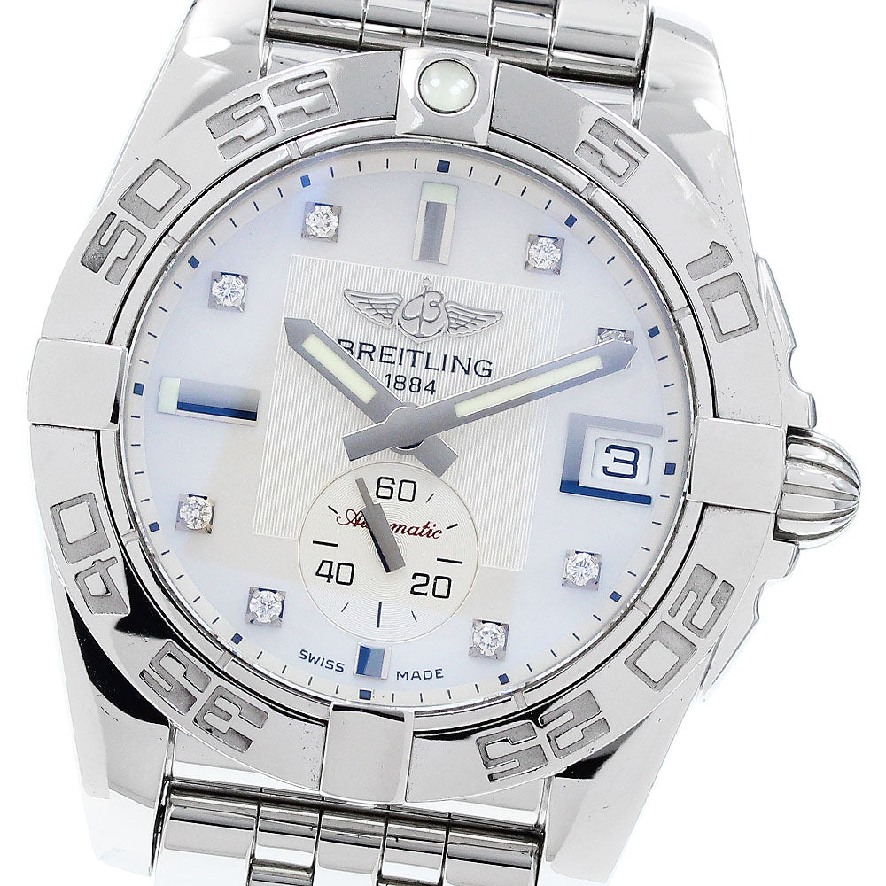 BREITLING Galactic 36 A37330 Small second 8P diamond White shell Dial Automatic Ladies Watch_920830