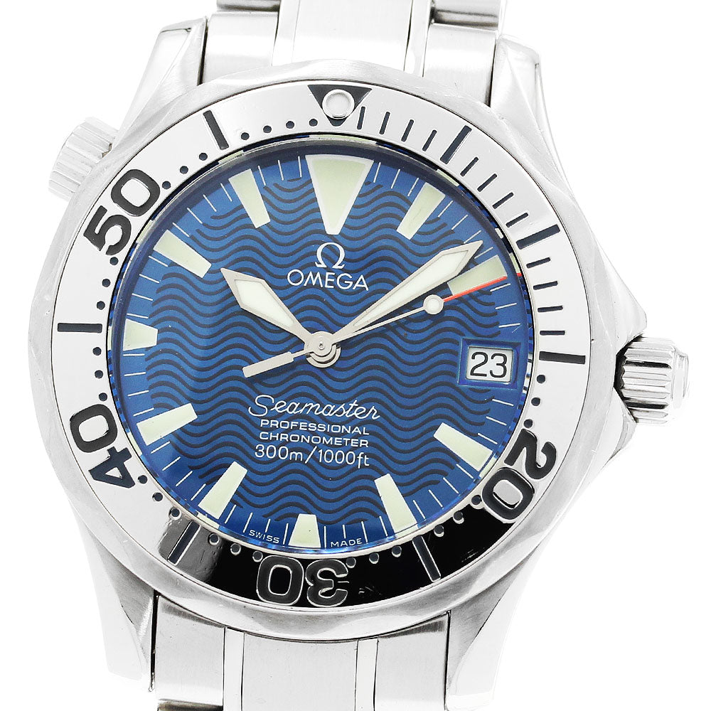 OMEGA Seamaster300 2253.80 Date blue Dial Automatic Boy's Watch_920839