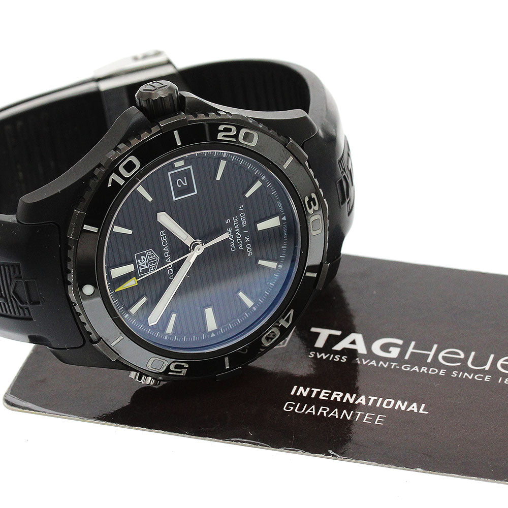 TAG HEUER Aqua racer WAK2180 Caliber 5 black Dial Automatic Men's Watch_920840
