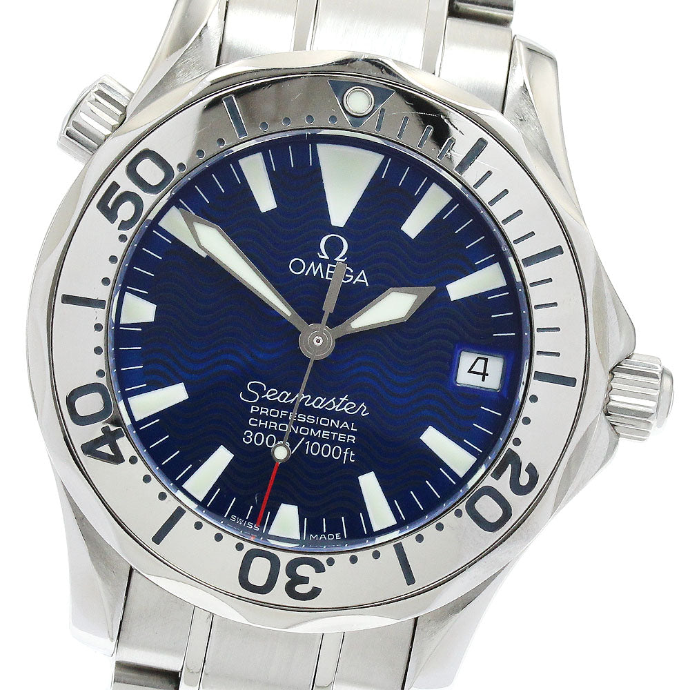 OMEGA Seamaster300 2253.80 Date blue Dial Automatic Boy's Watch_920844