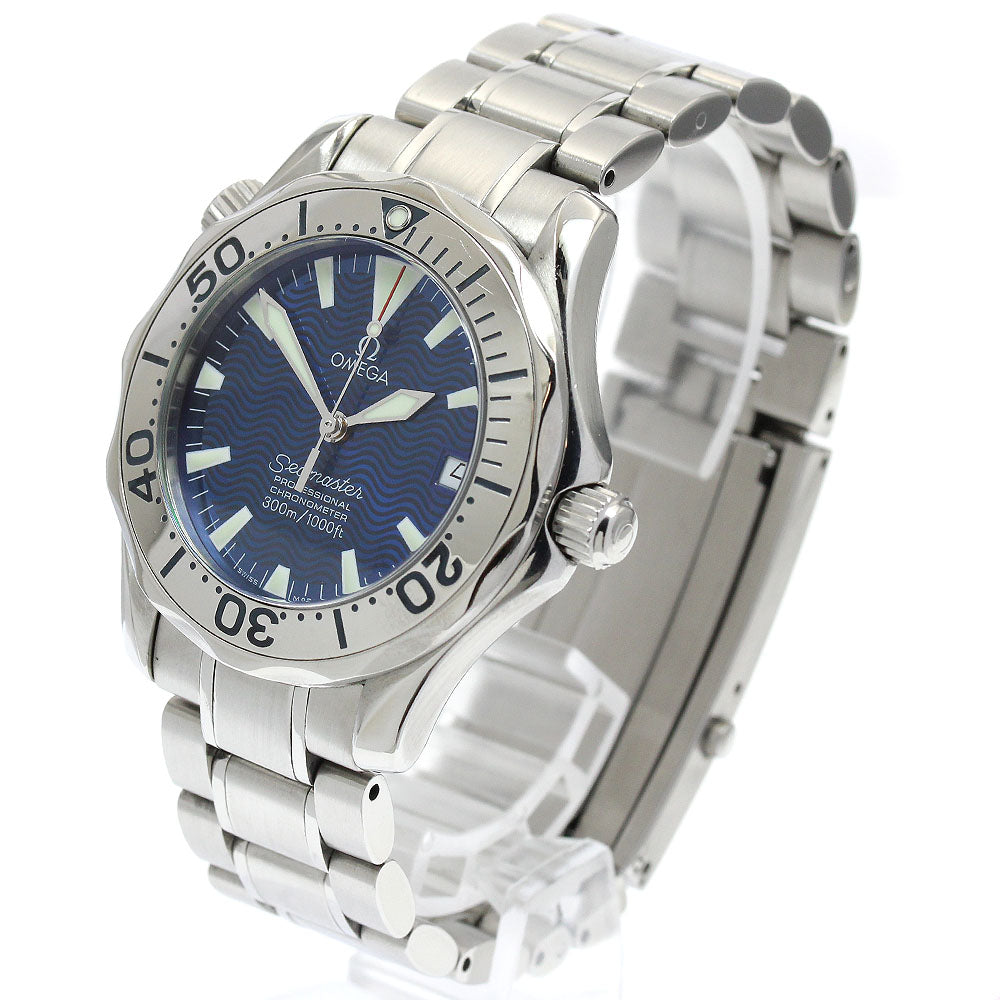 OMEGA Seamaster300 2253.80 Date blue Dial Automatic Boy's Watch_920844