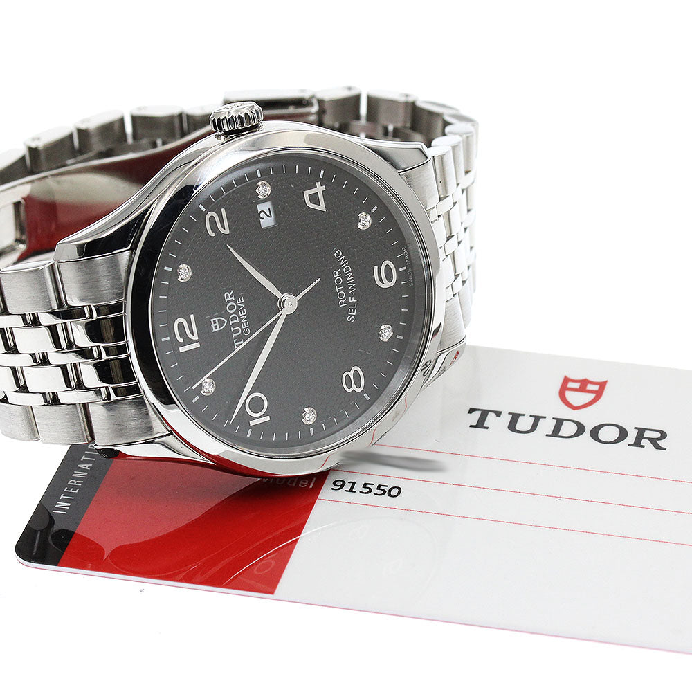 TUDOR 1926 91550 Date 6P diamond black Dial Automatic Men's Watch_920855