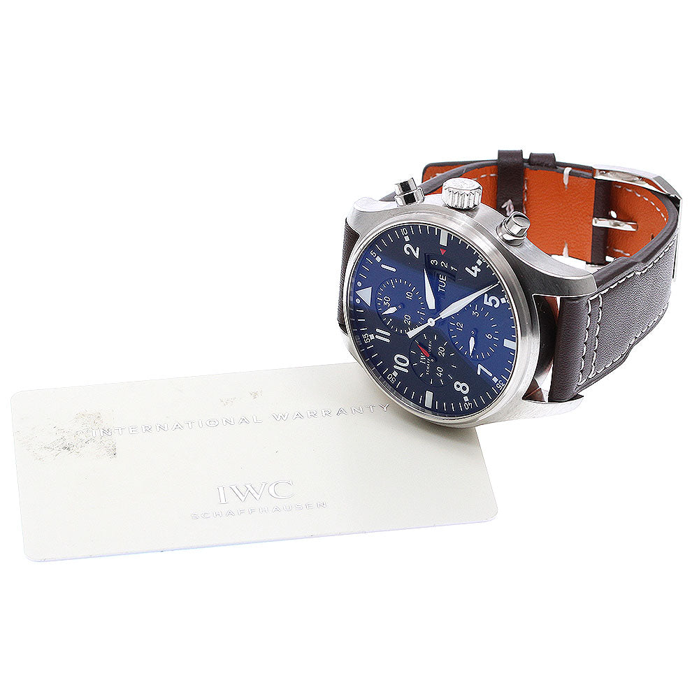 IWC SCHAFFHAUSEN Pilot watch IW377701 Chronograph Automatic Men's Watch_920866