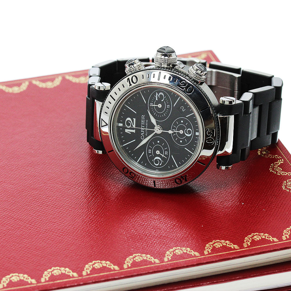 CARTIER Pacha Sea timer W31088U2 Date Chronograph Automatic Men's Watch_920868