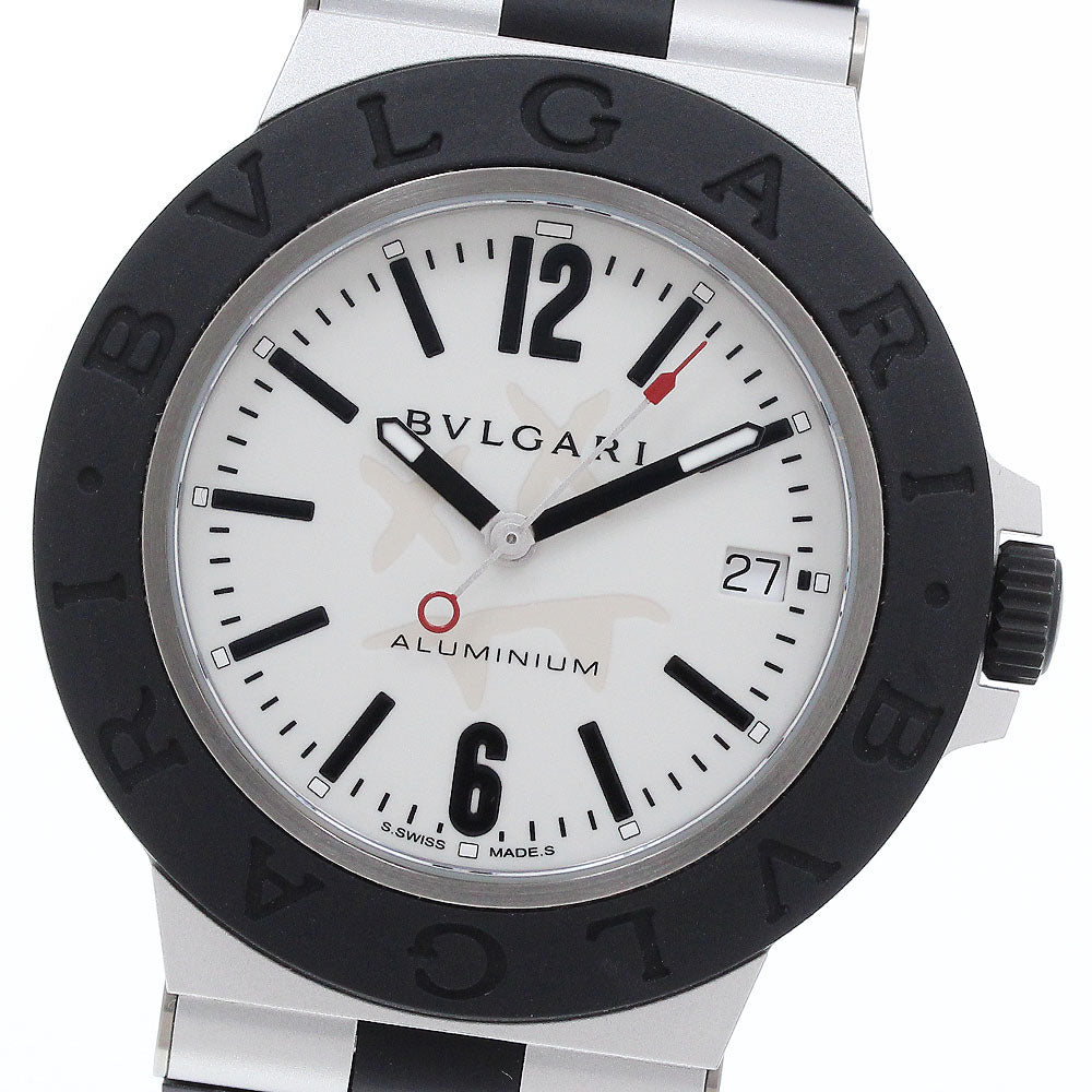 BVLGARI Aluminum Steve Aoki BB40AT Date white Dial Automatic Men's Watch_920963