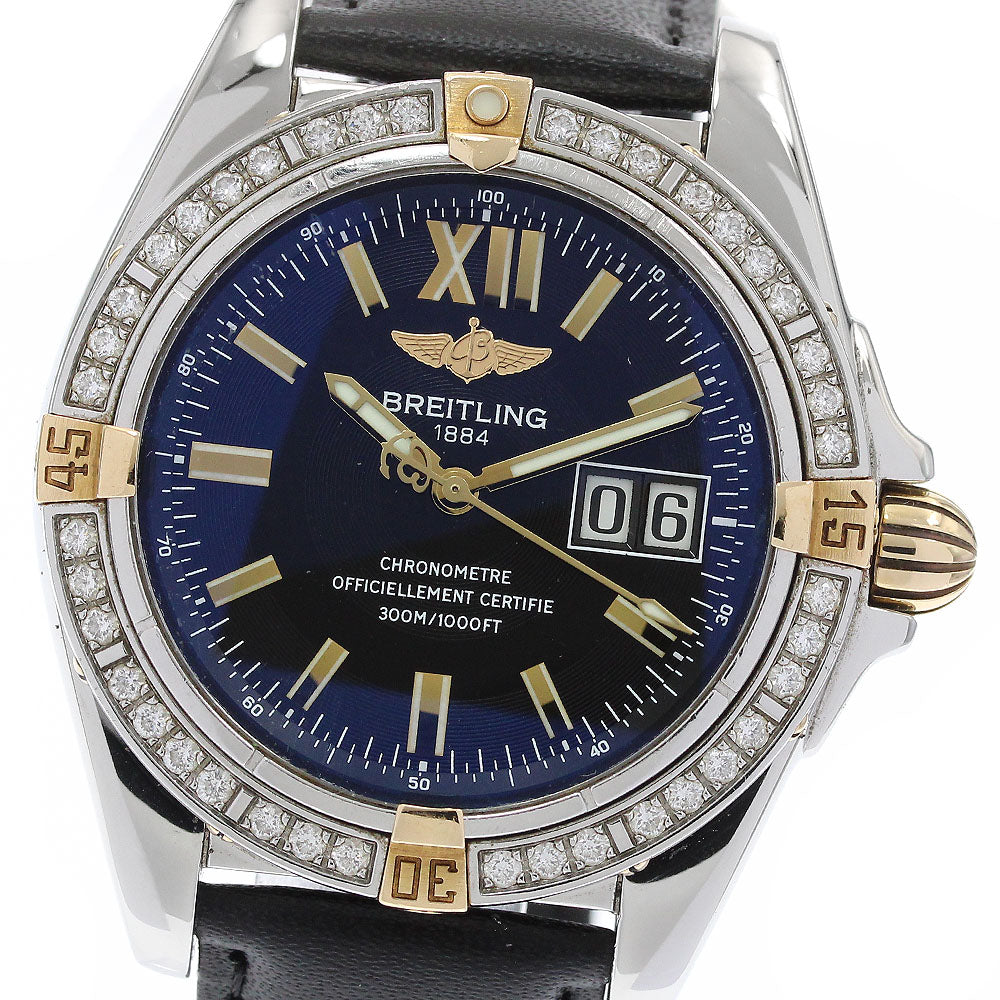 BREITLING cockpit B49350 After diamond bezel black Dial Automatic Men's Watch_920964