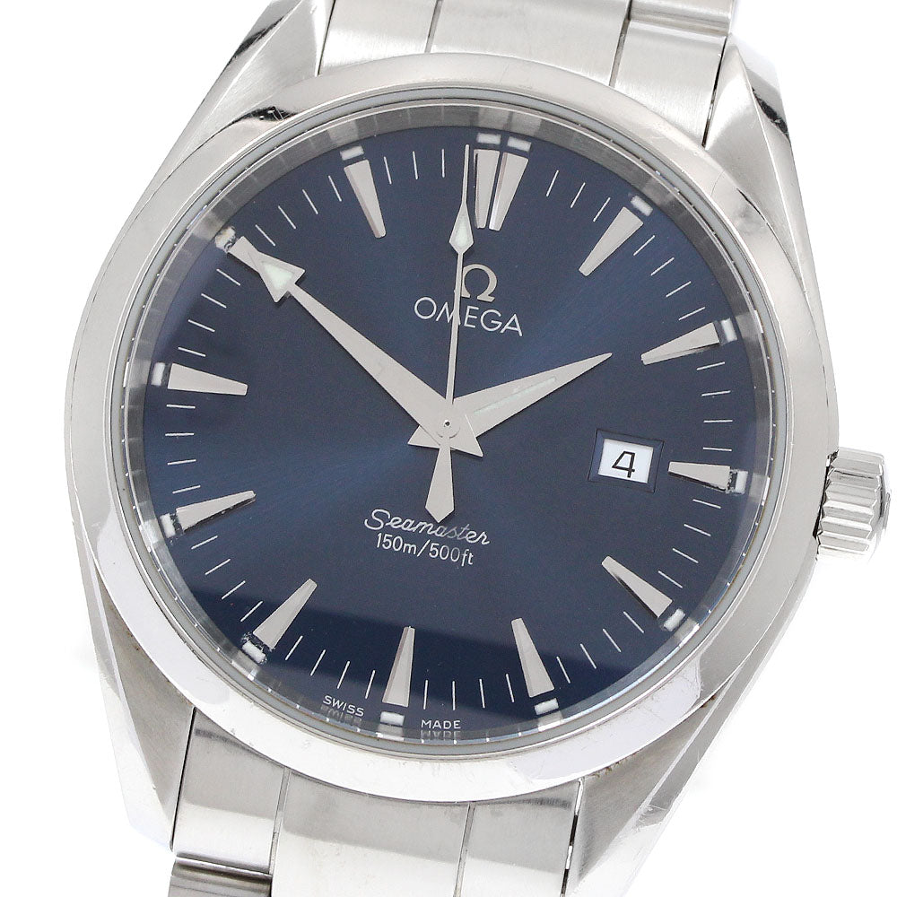 OMEGA Seamaster Aqua Terra 2517.80 Date Navy Dial Quartz Men's Watch_920976