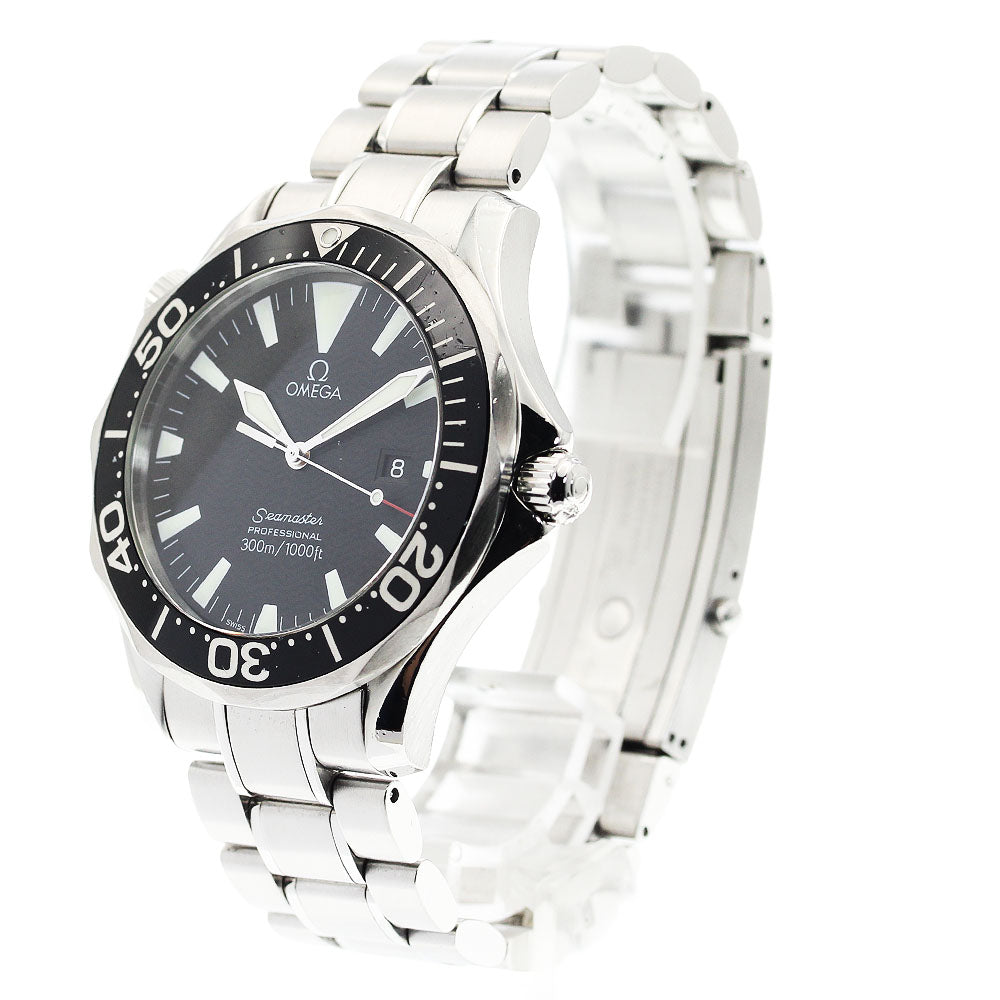 OMEGA Seamaster300 2264.50 Date black Dial Quartz Men's Watch_920977