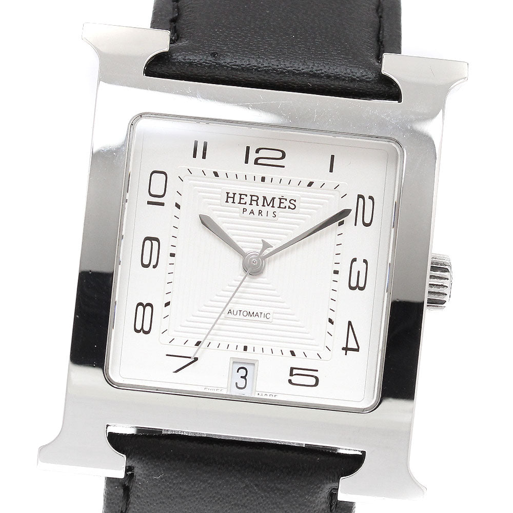 HERMES H watch HH2.810 Date Silver Dial Automatic Men's Watch_920981