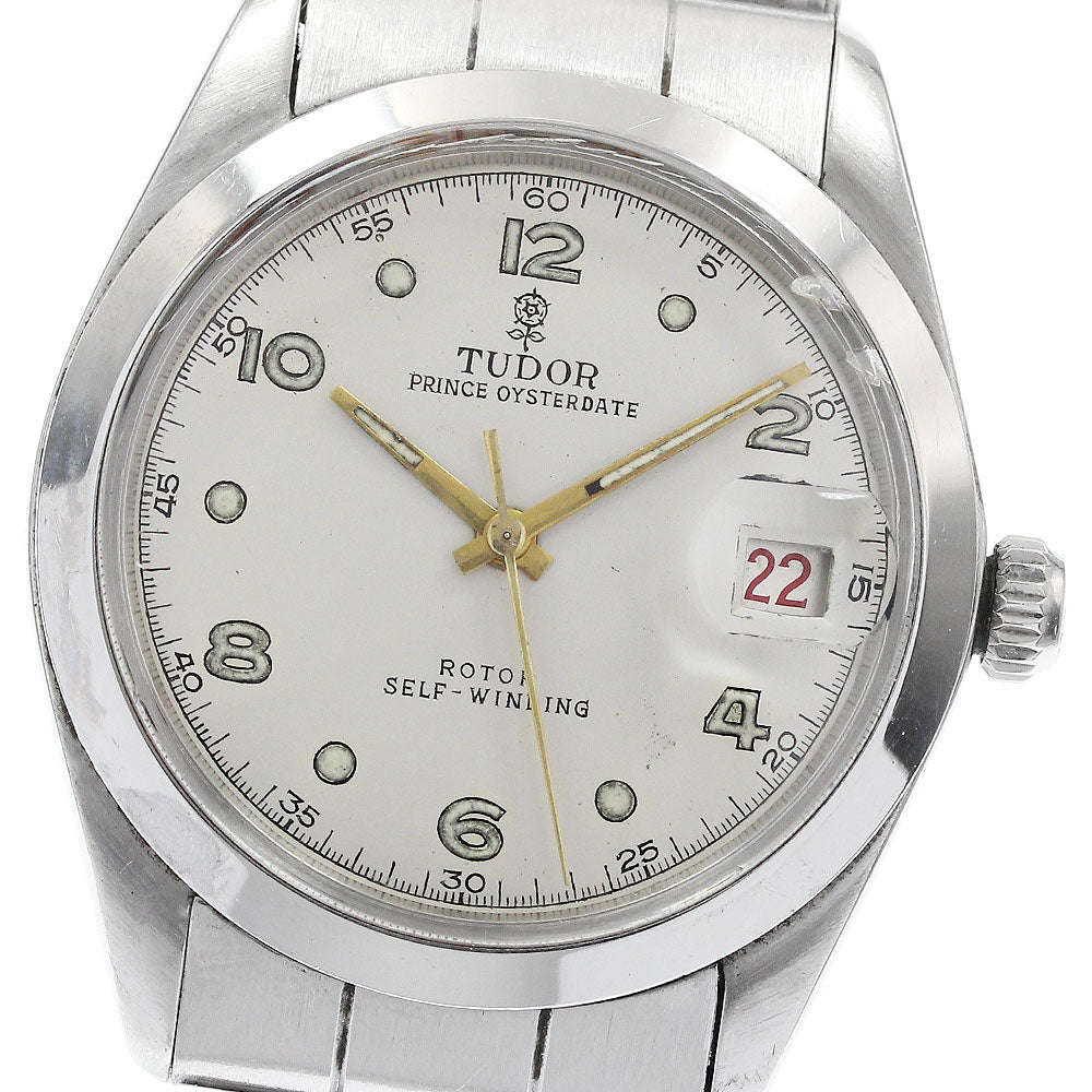 TUDOR Prince Oyster Date Kobala 7996 vintage Silver Dial Hand Winding Men's Watch_920983