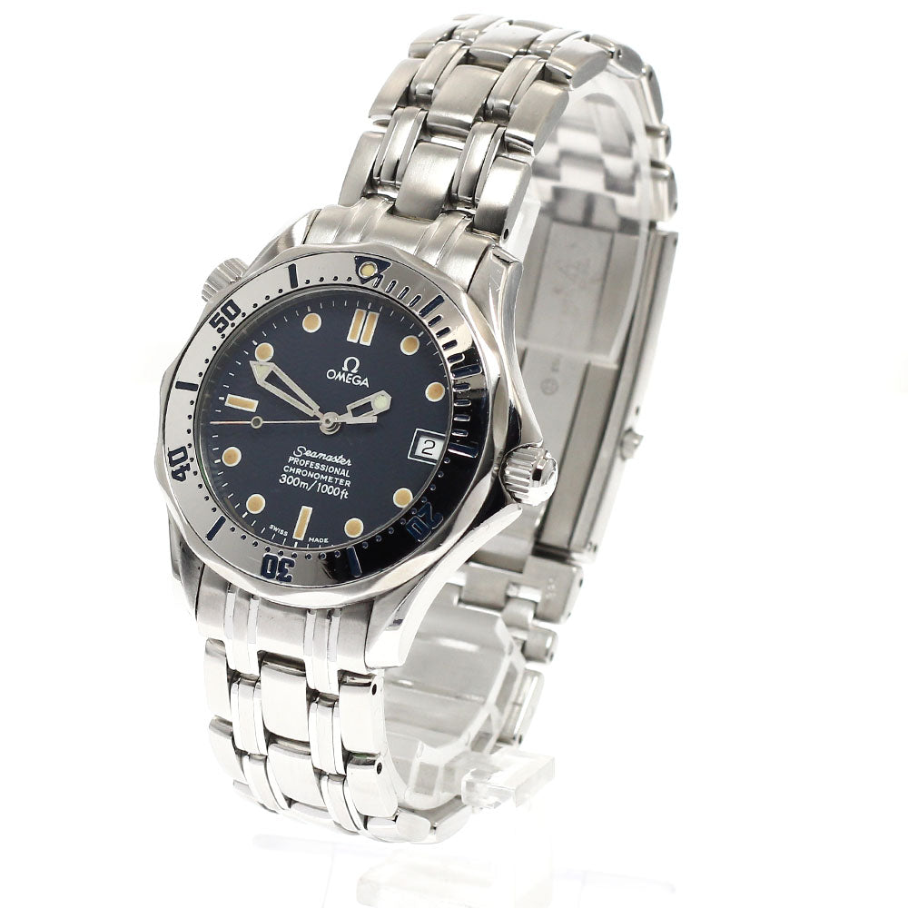 OMEGA Seamaster Diver 300M 2552.80 Date Navy Dial Automatic Boy's Watch_920984