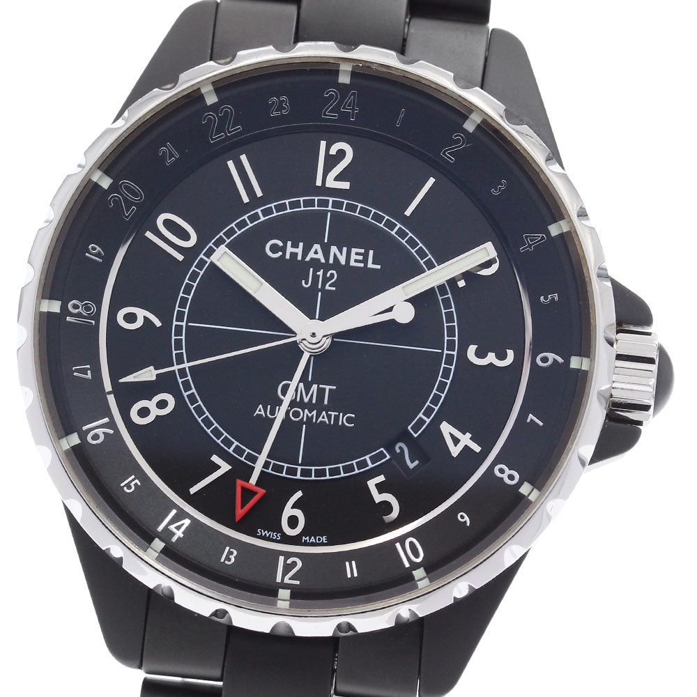 CHANEL J12 H3101 GMT Matt Black black Dial Automatic Men's Watch_920990