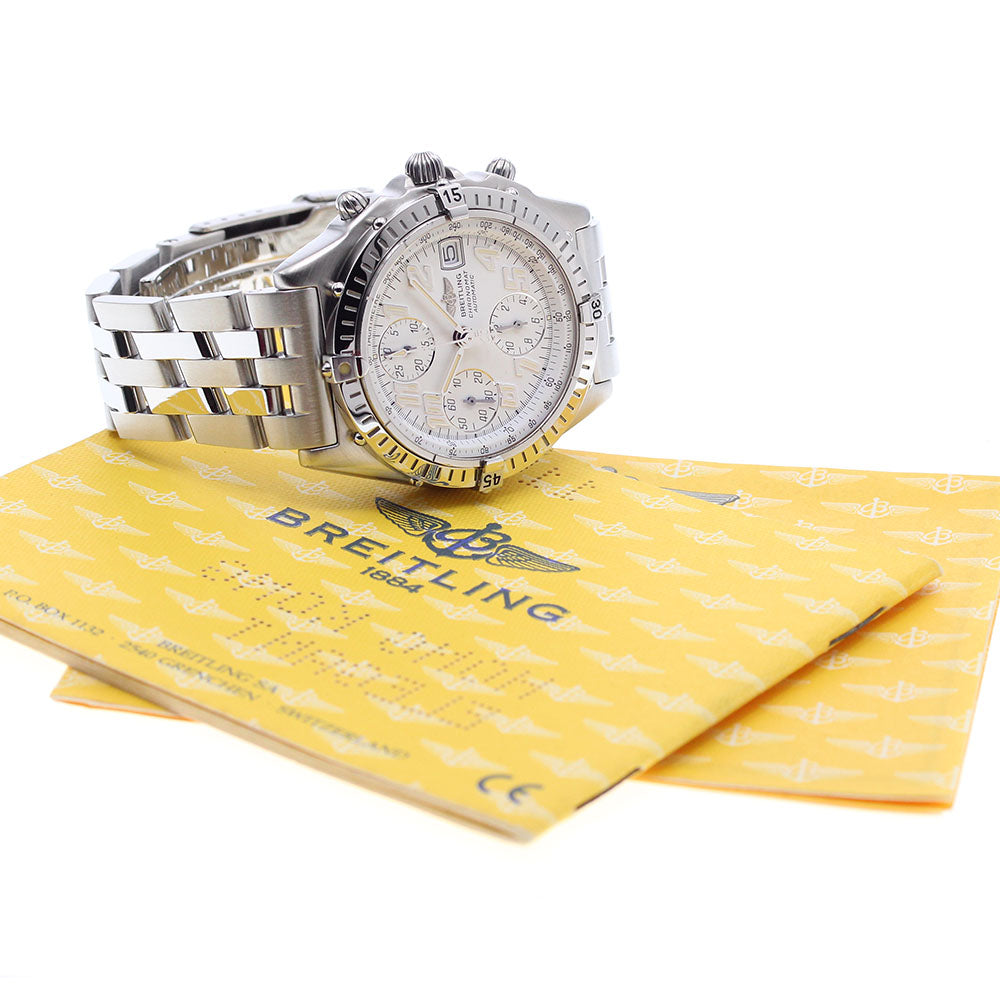 BREITLING Chronomat A13350 Date white Dial Automatic Men's Watch_920991