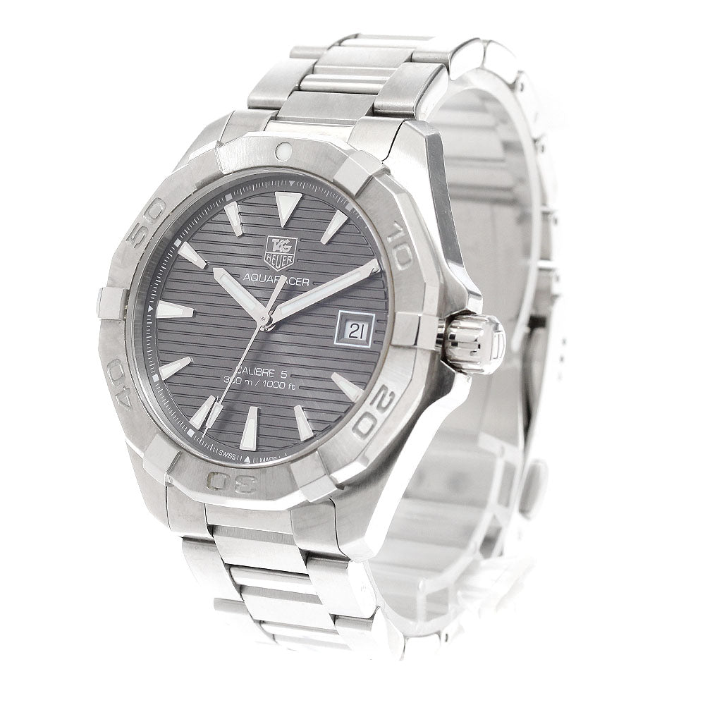 TAG HEUER Aqua Racer Caliber 5 WAY2113-0 Date gray Dial Automatic Men's_920997
