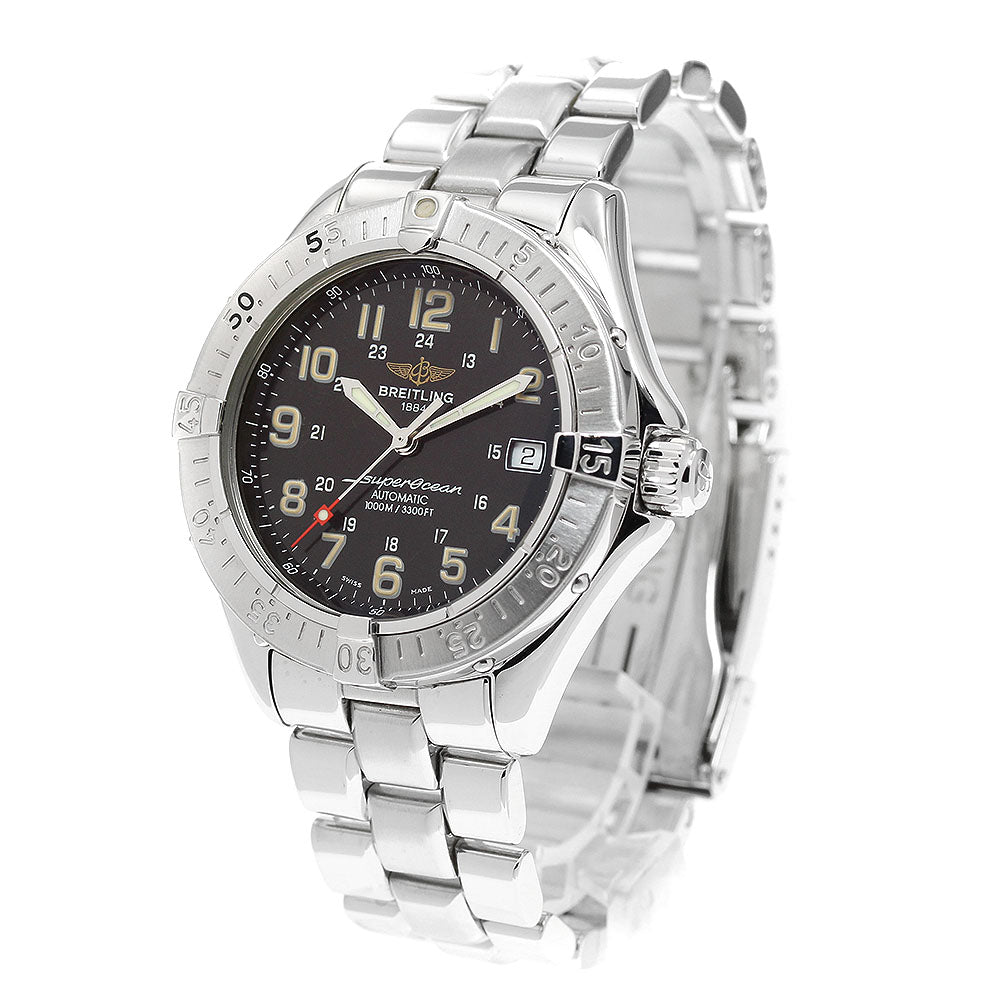 BREITLING Super Ocean A17040 Date black Dial Automatic Men's Watch_921009