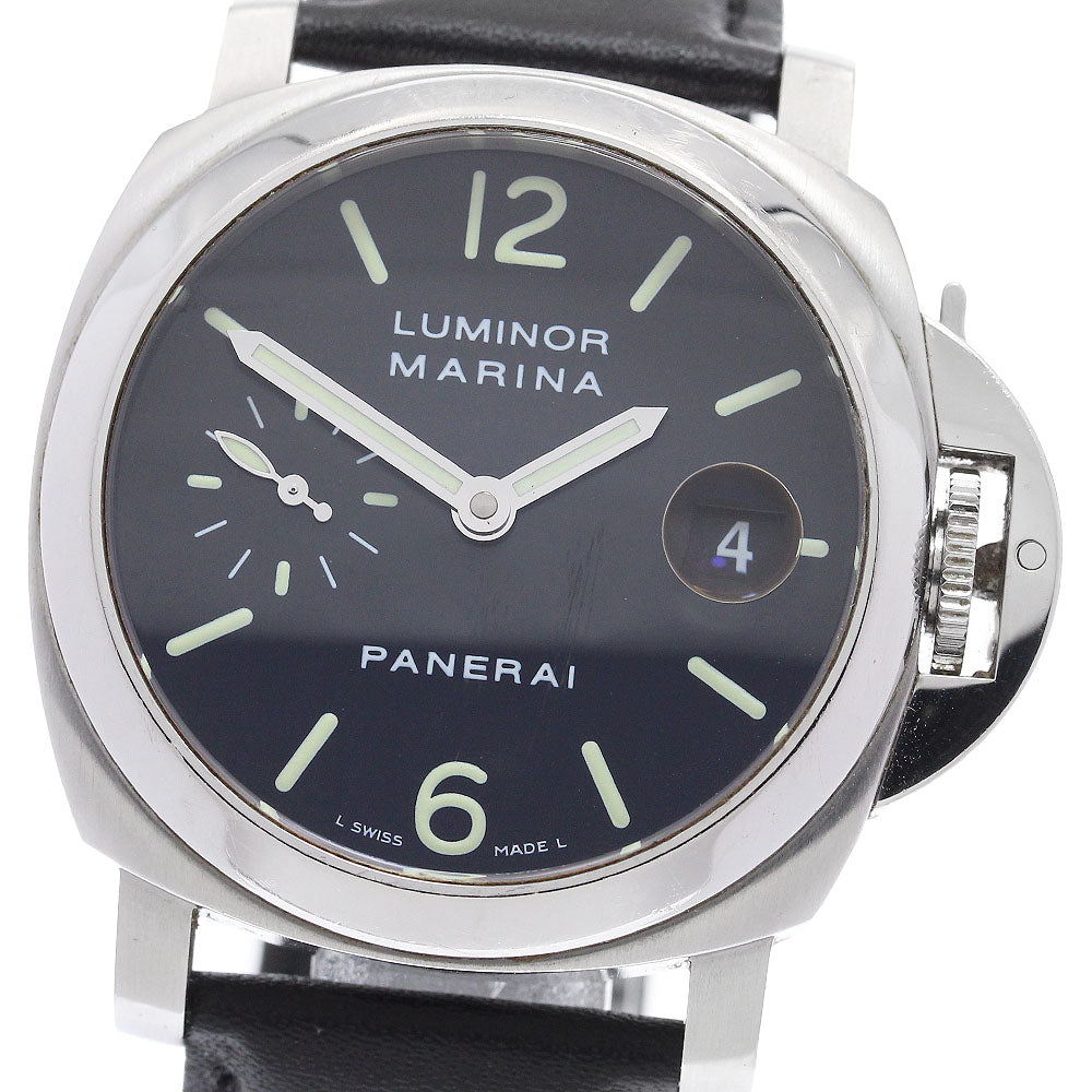 PANERAI Luminor Marina PAM00048 Small Second Date Automatic Men's Watch_921051